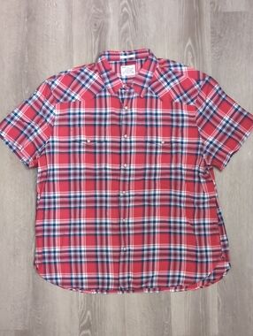 Lucky Brand Plaid Button Up Shirt